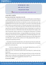Đề thi học kì 1 môn Ngữ văn lớp 11 trường THPT Trường Thịnh